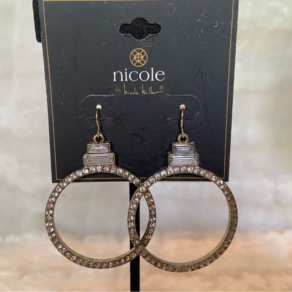 Nicole by Nicole Miller Gold Hoop Earrings